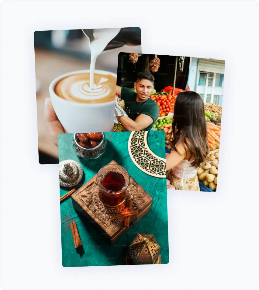 We provide financing for cafes, supermarkets, roasteries, and several other industries.